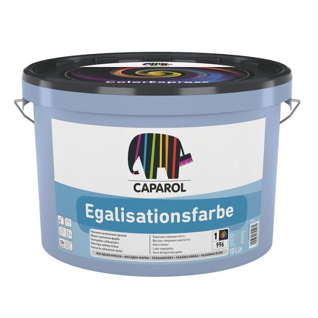 Caparol Egalisationsfarbe B1 Silikāta fasādes krāsa, matēta 10L 